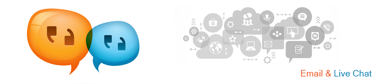 Email & Live Chat